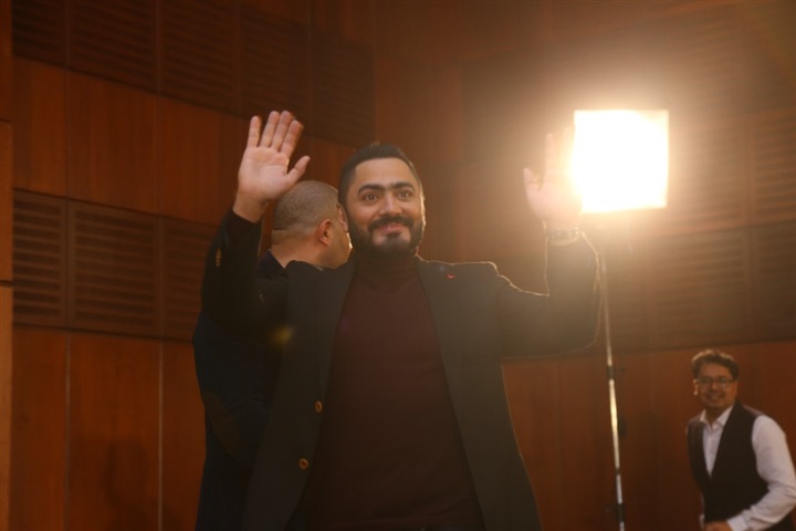 حفل وتكريم تامر حسني من جريدة الأهرام حفل وتكريم تامر حسني من جريدة الأهرام