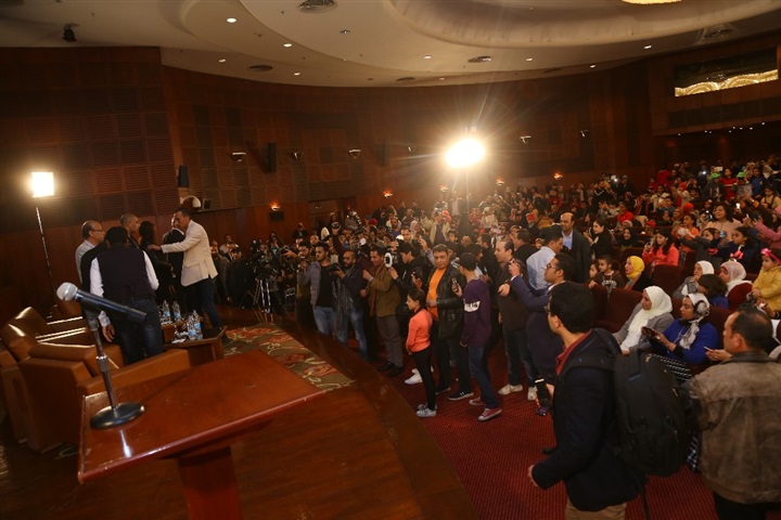 حفل وتكريم تامر حسني من جريدة الأهرام