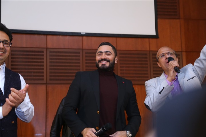 حفل وتكريم تامر حسني من جريدة الأهرام حفل وتكريم تامر حسني من جريدة الأهرام