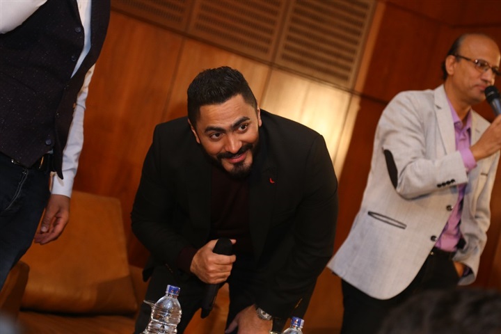 حفل وتكريم تامر حسني من جريدة الأهرام حفل وتكريم تامر حسني من جريدة الأهرام