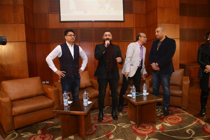 حفل وتكريم تامر حسني من جريدة الأهرام حفل وتكريم تامر حسني من جريدة الأهرام