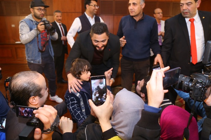 حفل وتكريم تامر حسني من جريدة الأهرام حفل وتكريم تامر حسني من جريدة الأهرام