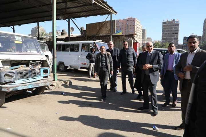 محافظ الجيزة فى جولة تفقدية بأرض اللواء وبولاق 