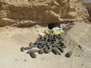 بالصور: في ضربه أمنيه ناجحة.. الداخلية تبيد 283 فدان مواد مخدرة وتحرق 20 طن بانجو فى جنوب سيناء