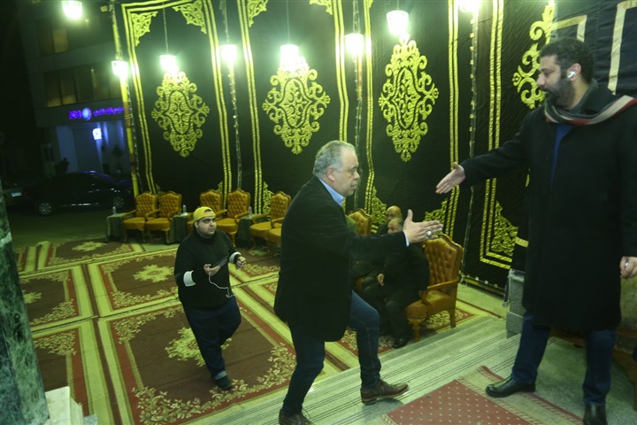 أشرف زكي وصبحي وإيمان وعمرو الليثي ونجوم الفن في عزاء لينين الرملي أشرف زكي وصبحي وإيمان وعمرو الليثي ونجوم الفن في عزاء لينين الرملي