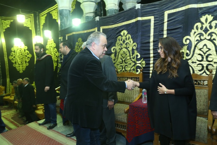 أشرف زكي وصبحي وإيمان وعمرو الليثي ونجوم الفن في عزاء لينين الرملي أشرف زكي وصبحي وإيمان وعمرو الليثي ونجوم الفن في عزاء لينين الرملي