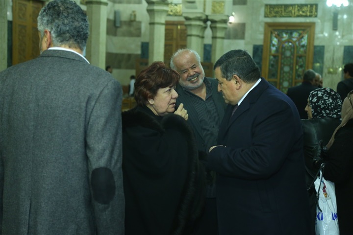 أشرف زكي وصبحي وإيمان وعمرو الليثي ونجوم الفن في عزاء لينين الرملي أشرف زكي وصبحي وإيمان وعمرو الليثي ونجوم الفن في عزاء لينين الرملي