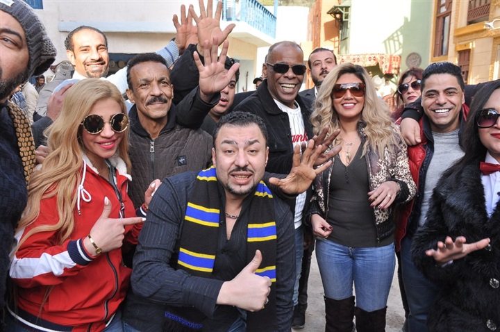 فريدة سيف النصر وشمس ومصطفى أبو سريع يحتفلون بأولاد امبابة فريدة سيف النصر وشمس ومصطفى أبو سريع يحتفلون بأولاد امبابة