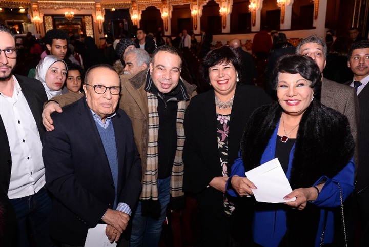 بالصور.. بحضور وزيرة الثقافة ونجوم الفن حفل تأبين المخرج محسن حلمي بالمسرح القومي بالصور.. بحضور وزيرة الثقافة ونجوم الفن حفل تأبين المخرج محسن حلمي بالمسرح القومي
