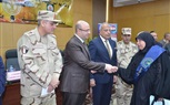محافظ بني سويف ومدير جمعية المحاربين القدماء  يكرمان  105 من أسر الشهداء القوات المسلحة والشرطة ومصابي الحرب
