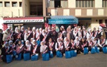 بالصور.. تكريم 46 طالبة بمدرسة الإعدادية بنات القديمة بكفر الشيخ