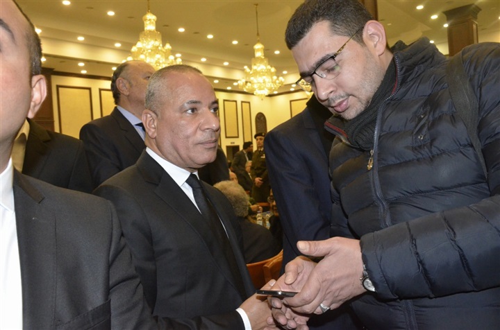 نجوم الفن والرياضة في عزاء الرئيس الأسبق حسني مبارك