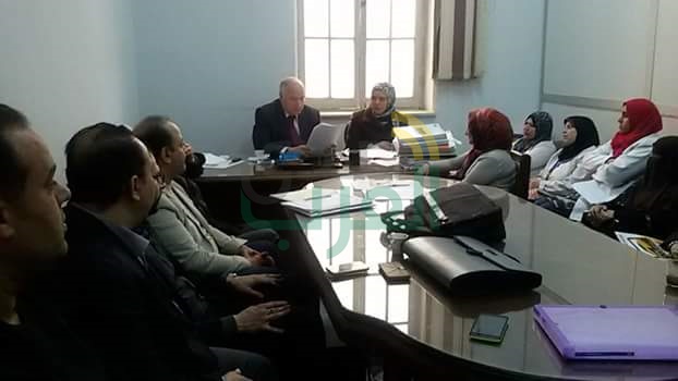 عرض الخطة السنوية لمكافحة العدوى بمستشفى بنها الجامعى