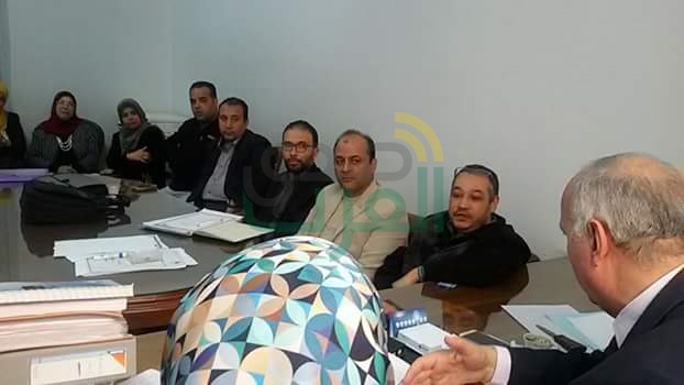 عرض الخطة السنوية لمكافحة العدوى بمستشفى بنها الجامعى
