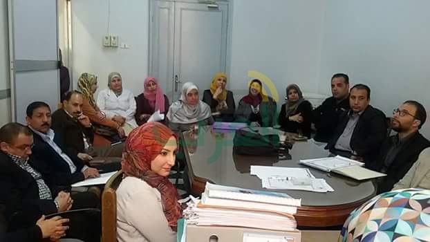 عرض الخطة السنوية لمكافحة العدوى بمستشفى بنها الجامعى
