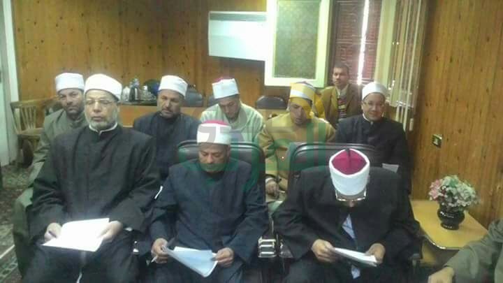 بالصور.. اجتماع طارئ لـ"أوقاف القليوبية" لوضع خطة للعمل الفترة القادمة