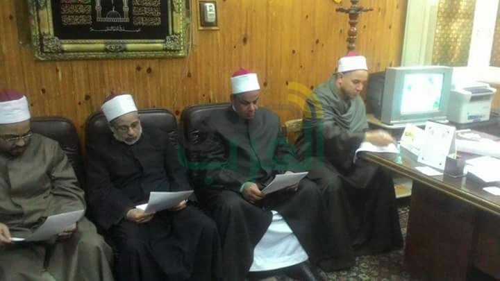 بالصور.. اجتماع طارئ لـ"أوقاف القليوبية" لوضع خطة للعمل الفترة القادمة
