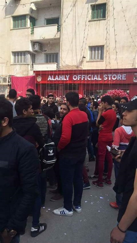 بالصور .. إفتتاح فرع" الأهلى ستورز"بحضور لاعبى النادى الأهلى ببنها