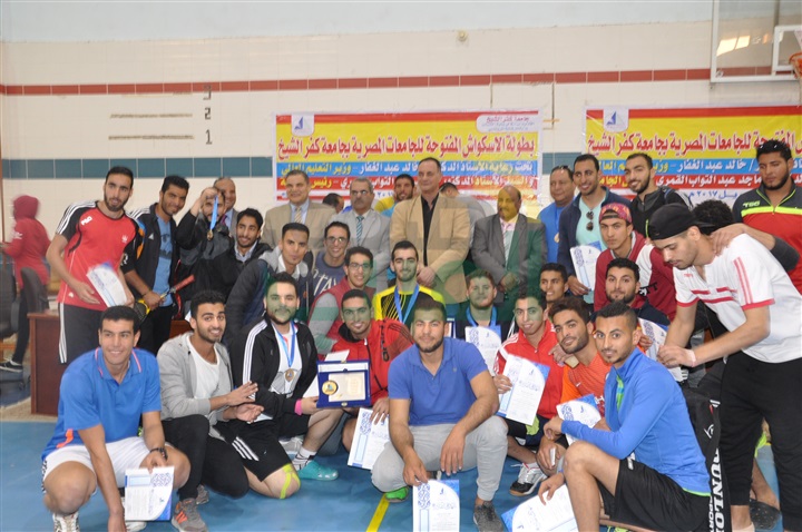 بالصور.. فوز المنصورة وطنطا بالبطولة المفتوحة للإسكواش بجامعة كفر الشيخ
