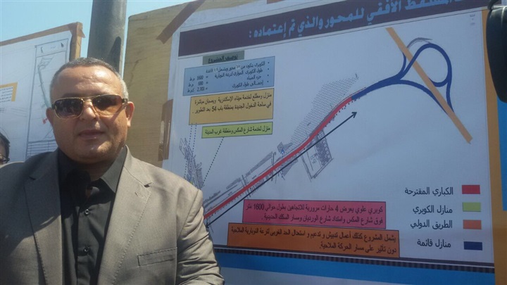 بالصور.. اللواء مدحت عطية: افتتاح كوبري الدخيلة خلال ستة أشهر