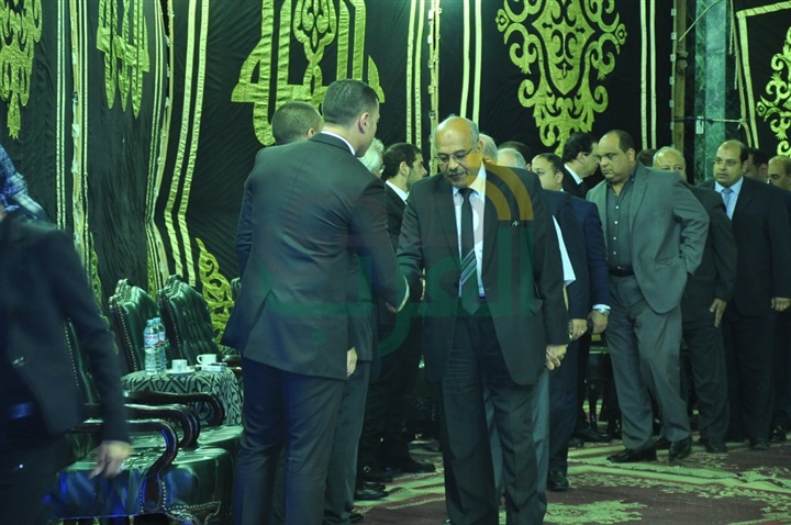 بالصور.. ‎توافد نجوم الفن لعزاء والدة الإعلامية بوسي شلبي