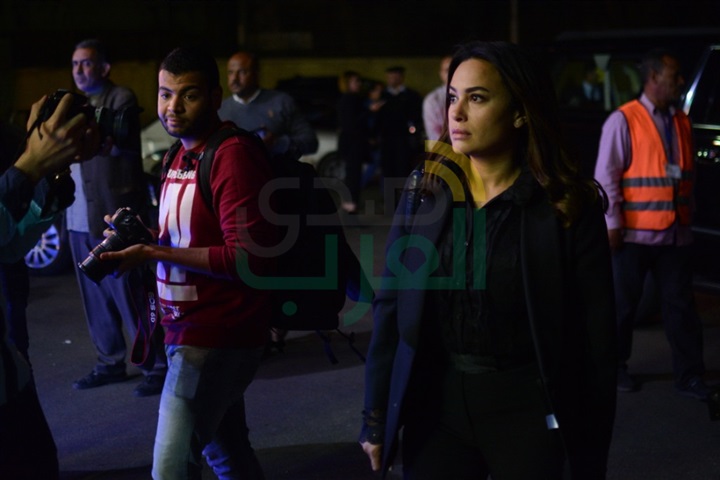 بالصور.. ‎توافد نجوم الفن لعزاء والدة الإعلامية بوسي شلبي