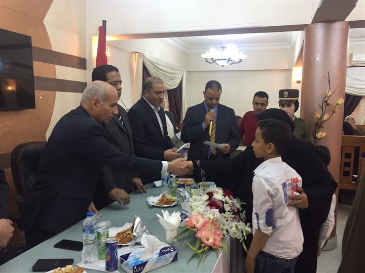 بالصور .. أمن كفر الشيخ تقيم إحتفالًا للأطفال الأيتام 