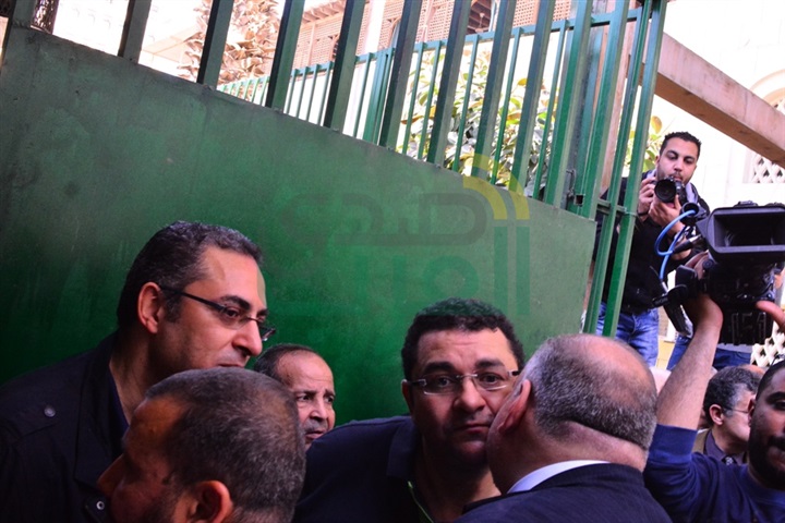  جنازة سمير فريد بمسجد مصطفى محمود