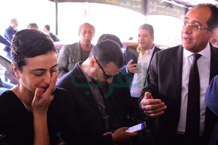 جنازة سمير فريد بمسجد مصطفى محمود