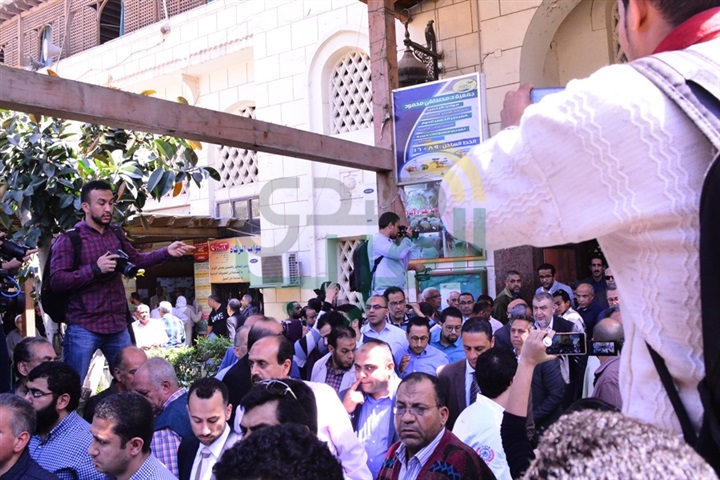  جنازة سمير فريد بمسجد مصطفى محمود
