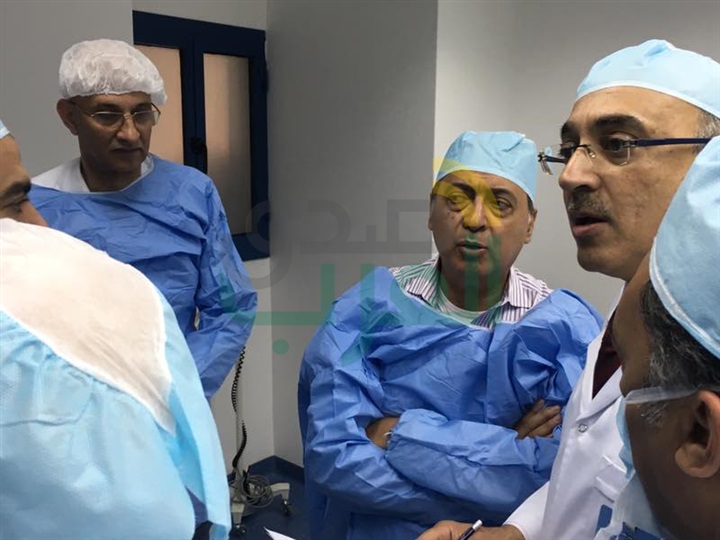 وزير الصحة يتفقد مستشفى النساء والولادة ببورسعيد 