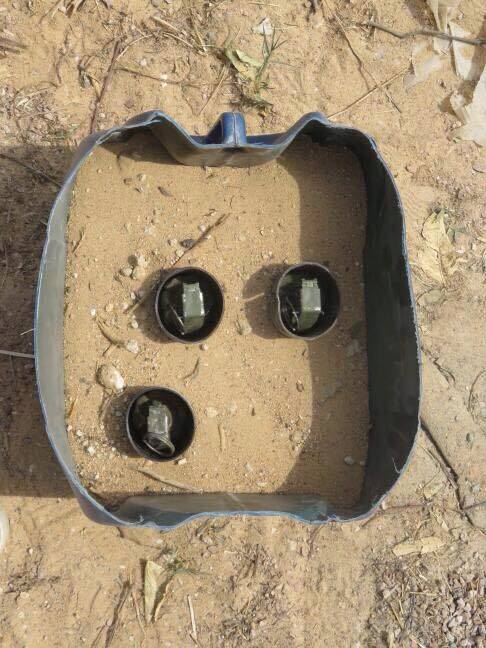 ننشر صور أسلحة ومتفجرات عثر عليها داخل مزرعه الإرهابيين بـ"الدلنجات"