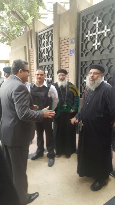 بالصور.. مدير أمن الجيزة يتفقد تأمين الكنائس ويشدد على اليقظة الأمنية