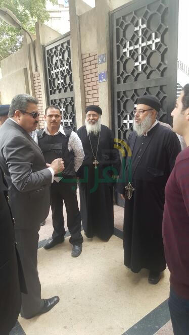 بالصور.. مدير أمن الجيزة يتفقد تأمين الكنائس ويشدد على اليقظة الأمنية