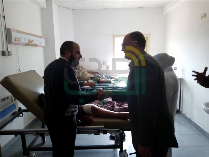 بالصور.. إصابة خفيرين من مركز شرطة بيلا بكفر الشيخ على يد مجهولين