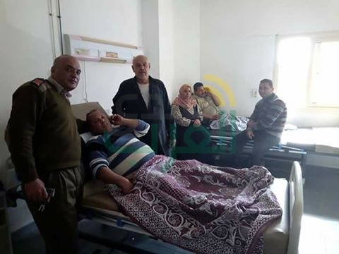 بالصور.. إصابة خفيرين من مركز شرطة بيلا بكفر الشيخ على يد مجهولين