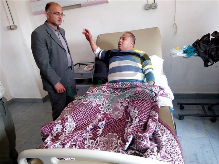 بالصور.. إصابة خفيرين من مركز شرطة بيلا بكفر الشيخ على يد مجهولين