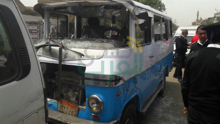 مصرع شخص وإصابة 2 في تصادم ميكروباص بسيارة في المطرية