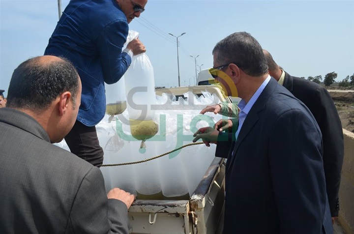 بالصور.. محافظ كفر الشيخ يضبط سيارة بلوحات "مزورة" تهرب "أسماك"