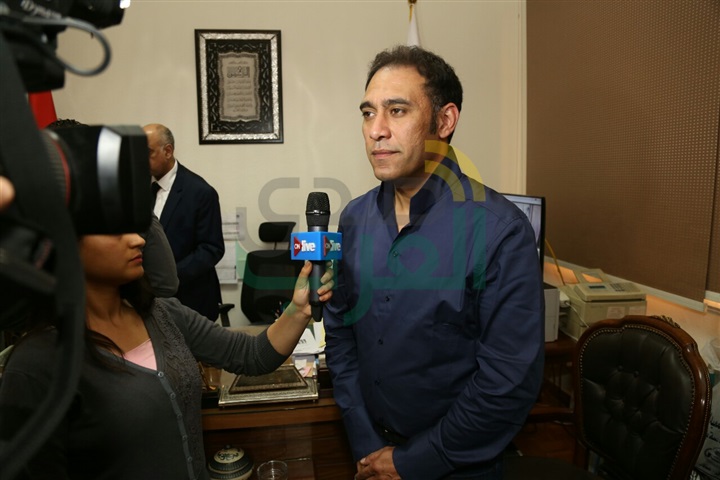بالصور.. تكريم عمرو مصطفي بجامعة عين شمس بالصور.. تكريم عمرو مصطفي بجامعة عين شمس
