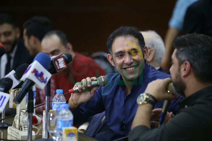 بالصور.. تكريم عمرو مصطفي بجامعة عين شمس بالصور.. تكريم عمرو مصطفي بجامعة عين شمس