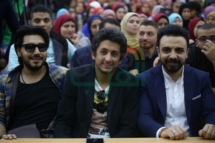 بالصور.. تكريم عمرو مصطفي بجامعة عين شمس بالصور.. تكريم عمرو مصطفي بجامعة عين شمس