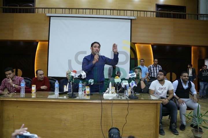 بالصور.. تكريم عمرو مصطفي بجامعة عين شمس بالصور.. تكريم عمرو مصطفي بجامعة عين شمس