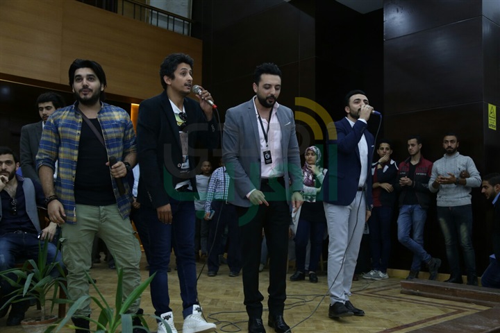 بالصور.. تكريم عمرو مصطفي بجامعة عين شمس بالصور.. تكريم عمرو مصطفي بجامعة عين شمس