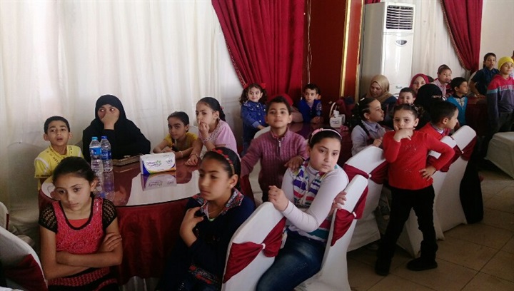 بالصور .."لم شمل الأسرة"إحتفالية للايتام بنادى بنها الرياضى