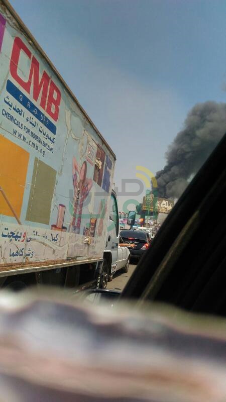 بالصور.. انفجار خط غاز بالتجمع الخامس