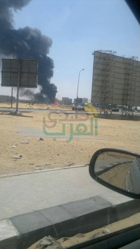 بالصور.. انفجار خط غاز بالتجمع الخامس