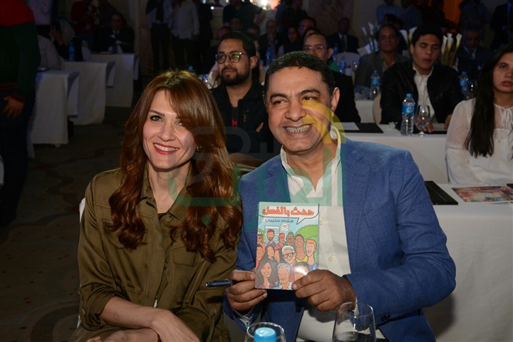 بالصور .. بدء حفل توقيع كتاب "حدث بالفعل" للمنتج هشام سليمان بالصور .. بدء حفل توقيع كتاب "حدث بالفعل" للمنتج هشام سليمان
