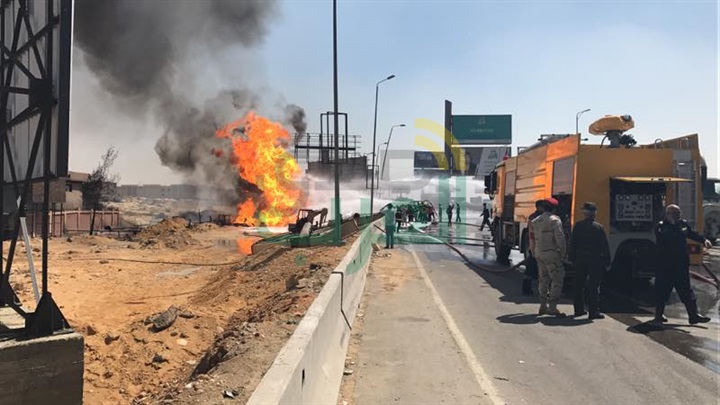 بالصور.. التفاصيل الكاملة لانفجار خط الغاز بـ"التجمع الخامس"