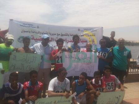 بالصور.. سباق للدراجات الرياضية بمحافظة أسوان 